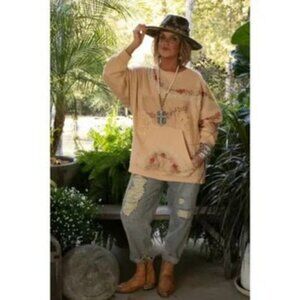 Jaded Gypsy Cloud Dancer Sweatshirt One Size NEW
